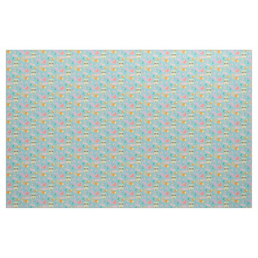Florida Fun Pattern Stof (Yard (91,4 cm))