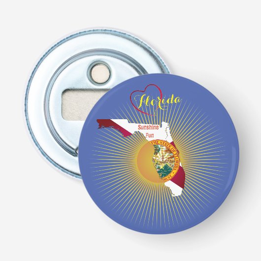 Florida Fun Promotie Button Flesopener (Voorkant)