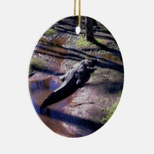 Florida Gator Keramisch Ornament (Rechts)