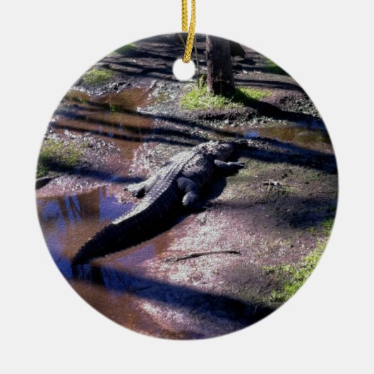 Florida Gator Keramisch Ornament (Voorkant)