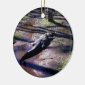 Florida Gator Keramisch Ornament (Links)