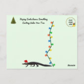 Florida Gator Kerstboom Briefkaart (Achterkant)