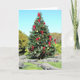 Florida Gator-kerstKaart Kaart