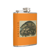 Florida Gators Flask. Vinyl verpakt Heupfles (Rechts)