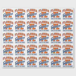 Florida Gators Kings of the Swamp Vintage College Cadeaupapier