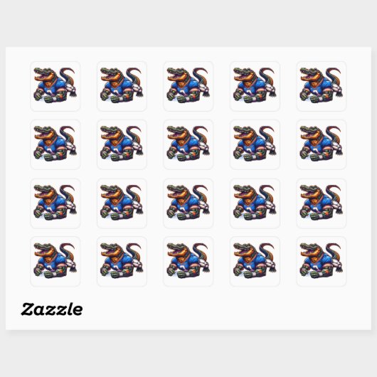 Florida gators  vierkante sticker (Vel)