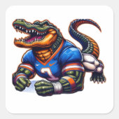 Florida gators  vierkante sticker (Voorkant)