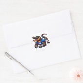 Florida gators  vierkante sticker (Envelop)