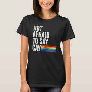 Florida Gay is niet bang om de rechten van de homo T-shirt