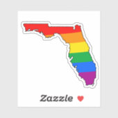 Florida Gay Pride Sticker (Vel)