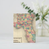 Florida, Georgia en South Carolina 2 Briefkaart (Staand voorkant)