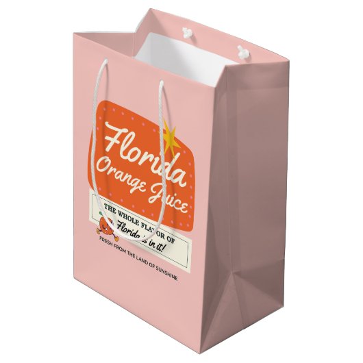  Florida Gift Bag Medium Cadeauzakje (Achterkant Gekanteld)