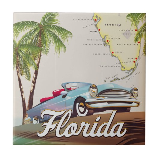 Florida Gift Box Tegeltje (Voorkant)