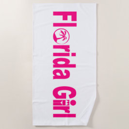Florida Girl Beach Towel Strandlaken