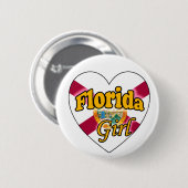 Florida Girl Ronde Button 5,7 Cm (Voorkant /achterkant)
