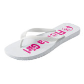 Florida Girl teenslippers, brede bandjes Teenslippers (Schuin)