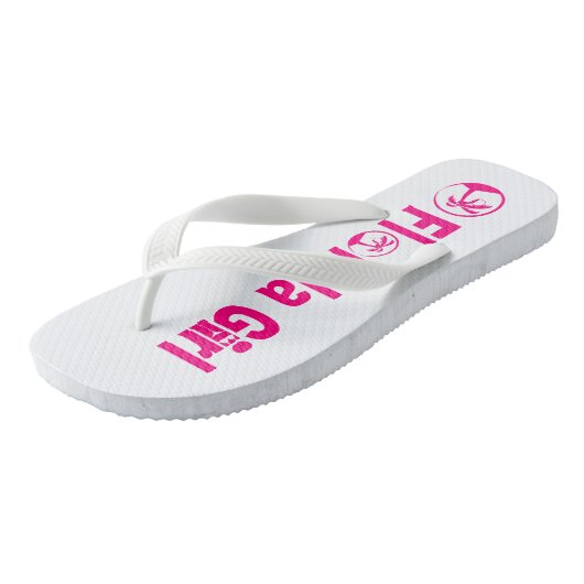 Florida Girl teenslippers, brede bandjes Teenslippers (Schuin)