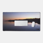 Florida Glassy Still Ocean Sunrise Natuurlijke fot Bureaumat (Keyboard & Muis)