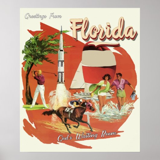 Florida Gods wachtkamer Poster (Voorkant)