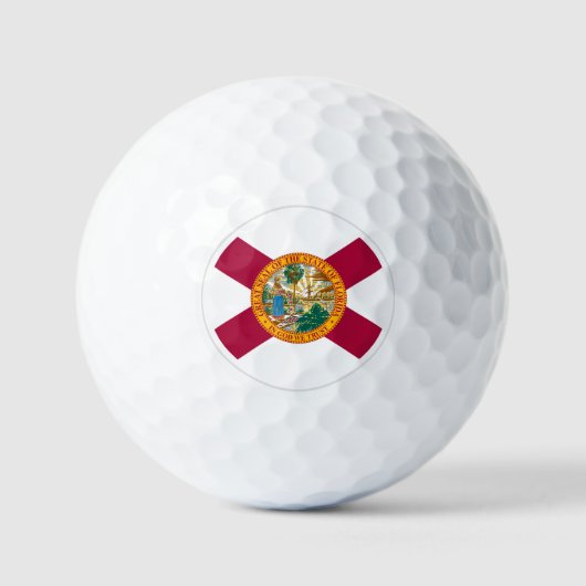 Florida Golf Balls, staatsvlag / Patriots Golfballen (Voorkant)