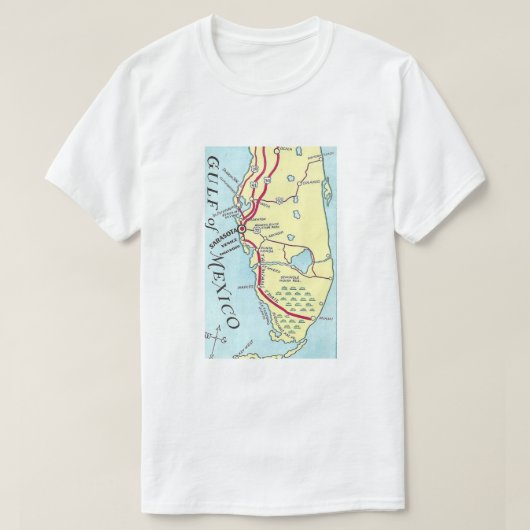 Florida Golf van Mexico T-shirt (Design voorkant)