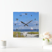 Florida Golfkustklok Vierkante Klok (Huis)