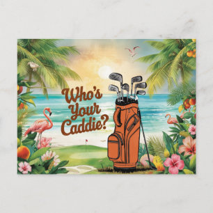 Florida-golfparty grappige spreuk voor golfer briefkaart