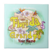 Florida Grandpa Tegeltje (Voorkant)