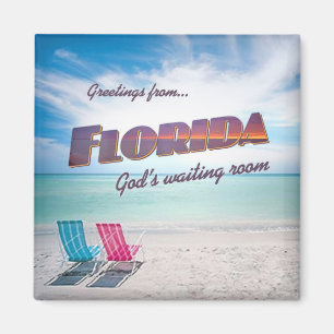 Florida grappige fridge magnet