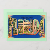 Florida Greeting Bewegende Aankondiging (Voorkant / Achterkant)