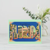 Florida Greeting Bewegende Aankondiging (Staand voorkant)