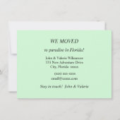 Florida Greeting Bewegende Aankondiging (Achterkant)