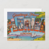 Florida Greetings Briefkaart (Voorkant / Achterkant)