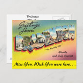 Florida, Greetings uit Bradenton Briefkaart (Voorkant / Achterkant)