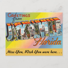 Florida, Greetings uit Jacksonville Briefkaart