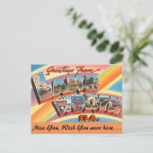 Florida, Greetings uit Lake Worth Briefkaart (Staand voorkant)