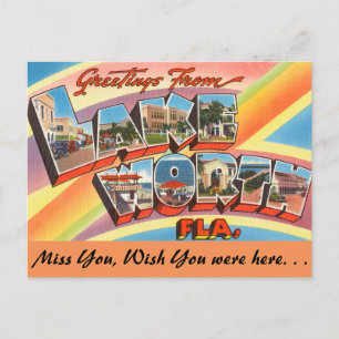 Florida, Greetings uit Lake Worth Briefkaart