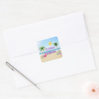Florida Griffinite vierkante enveloppe zegels