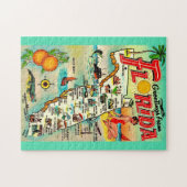 Florida Groeten 11x14 Legpuzzel (Horizontaal)