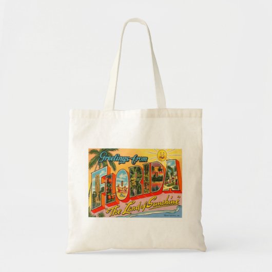 Florida Groeten uit Amerikaanse Staten Tote Bag (Voorkant)