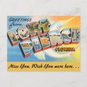 Florida, groeten van Fort Pierce Briefkaart (Voorkant)