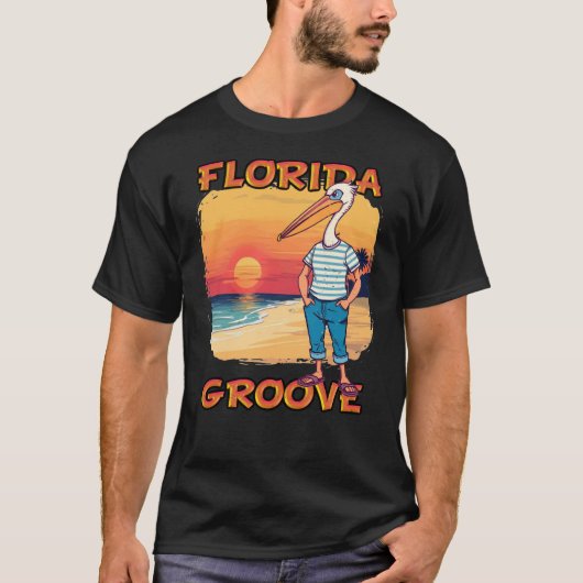 FLORIDA GROOVE STRAND T-SHIRT (Voorkant)