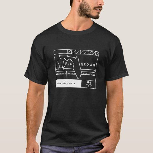 Florida Grown Flo Grown Gear T-shirt (Voorkant)