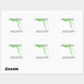Florida Grown Ronde Sticker (Vel)