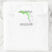 Florida Grown Ronde Sticker (Tas)