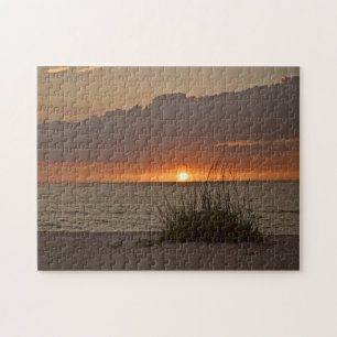 Florida Gulf Coast Beach Sunset - 11x14 - 252 pc Legpuzzel