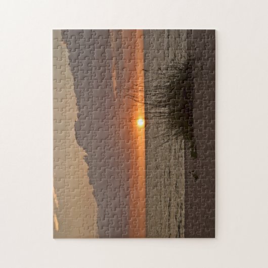 Florida Gulf Coast Beach Sunset - 11x14 - 252 pc Legpuzzel (Verticaal)