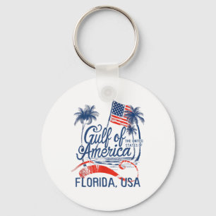 Florida Gulf Coast of America Grappig Donald Trump Sleutelhanger