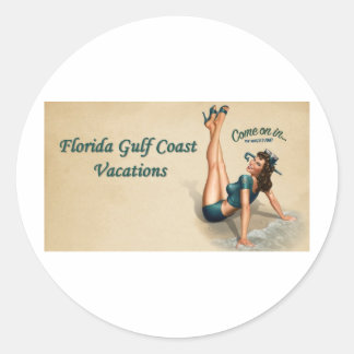 Florida Gulf Coast Ronde Sticker