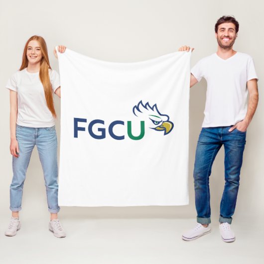 Florida Gulf Coast University Eagles Fleece Deken (In situ)